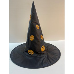 Sombrero bruja con calabazas
