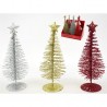 ÁRBOL NAVIDAD GLITTER METÁLICO 30X10CM